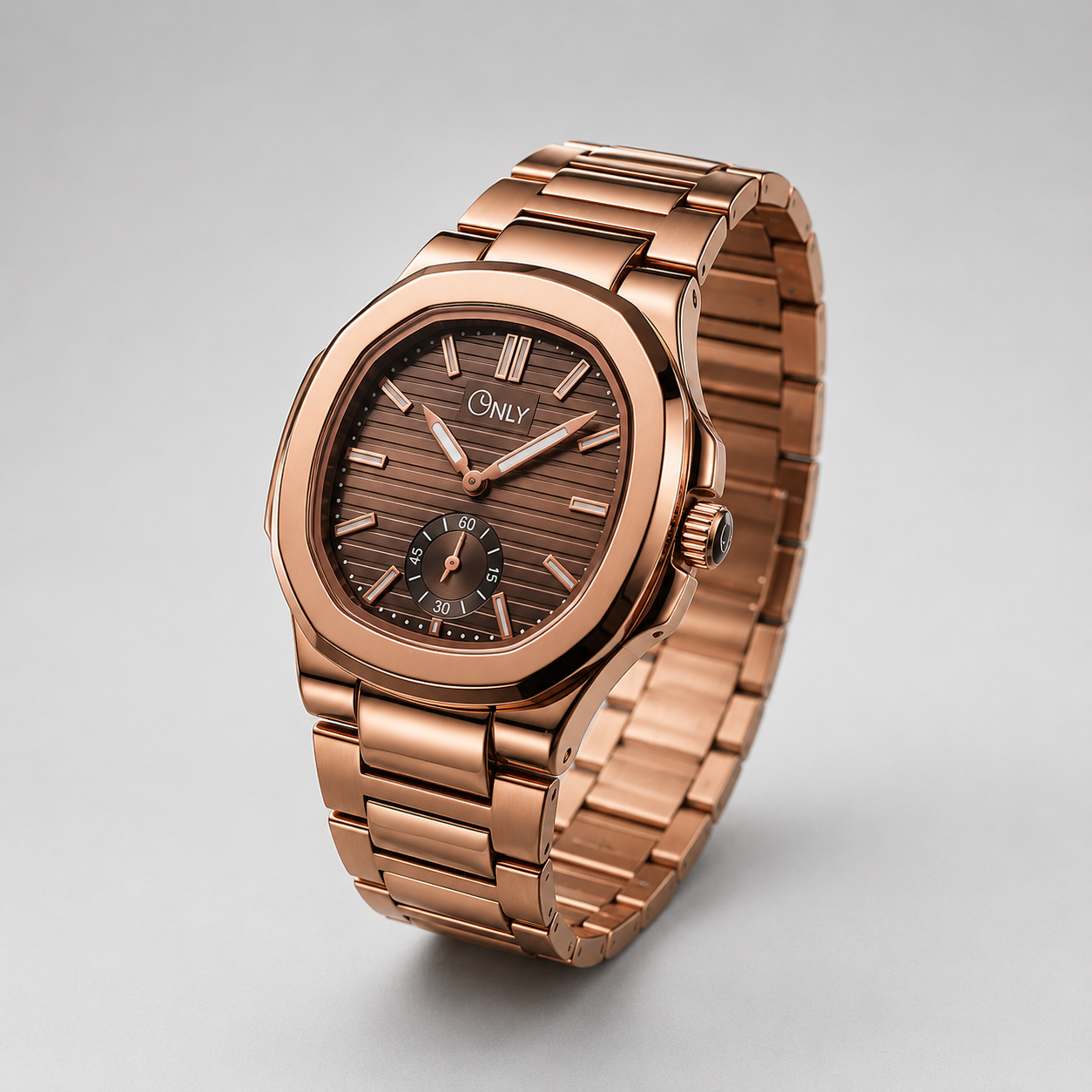 ONLY® Prestige-X Luxury Rose Gold Watch For Men