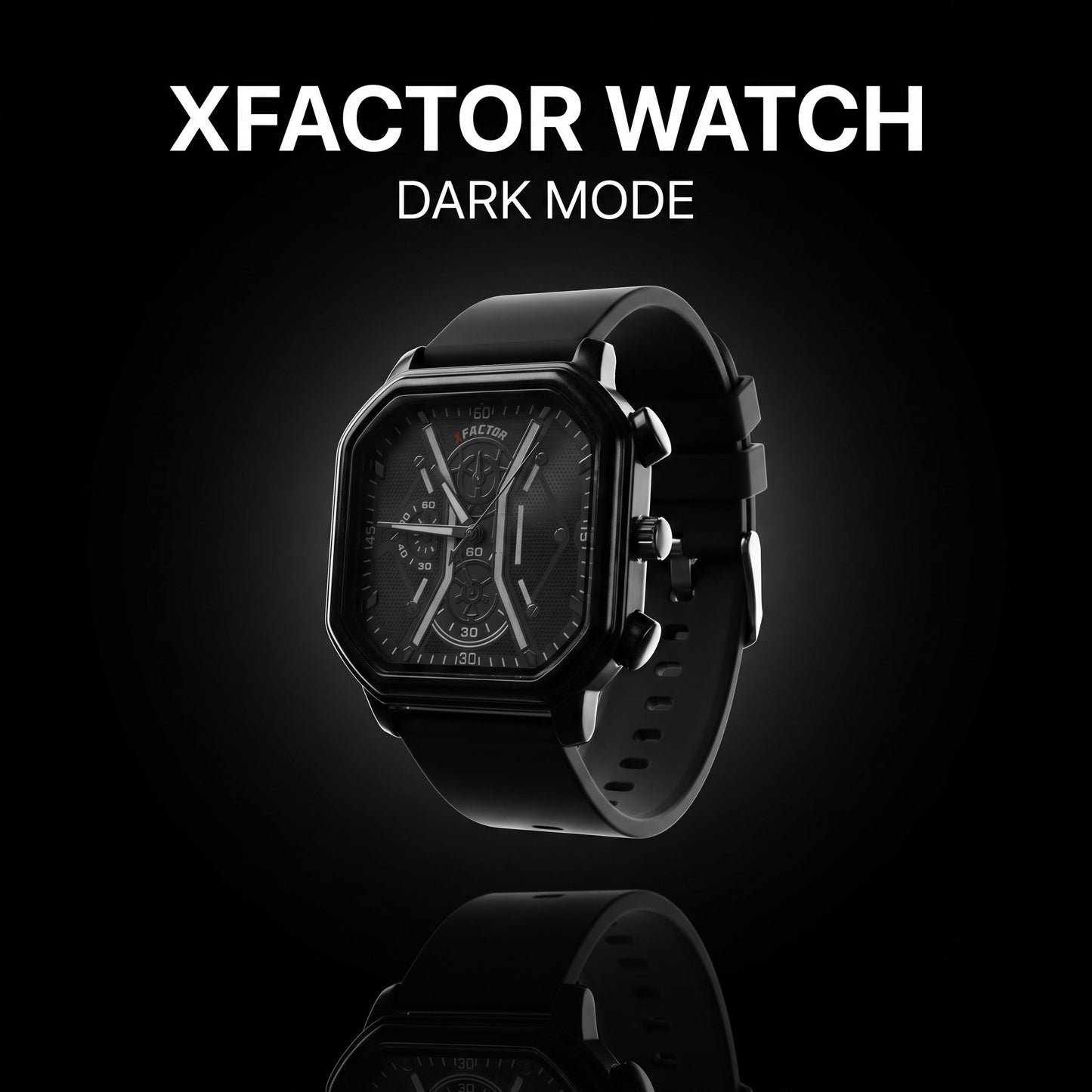 XFACTOR® Onyx Octane Quartz Chronograph Watch For Men