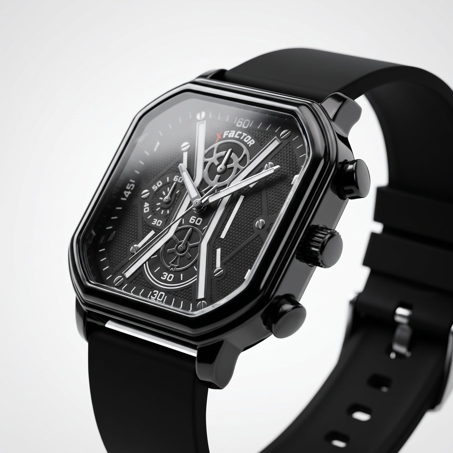 XFACTOR® Onyx Octane Quartz Chronograph Watch For Men